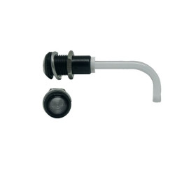 Światłowód do LED, sztywny, kątowy, dł. 38mm, Bivar