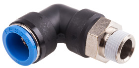 Złączka pneumatyczna R 3/8 męskie Wciskane 16 mm Festo Adapter gwintowany kolankowy R 3/8 męskie