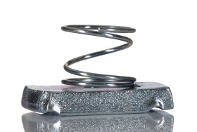 Podkładka do szyn montażowych z gwintem 6mm wymiary 6X19mm RS PRO Powlekane jasnym cynkiem