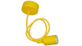 Oprawa Biko Na Żarówkę E27 Z Przewodem Żółta