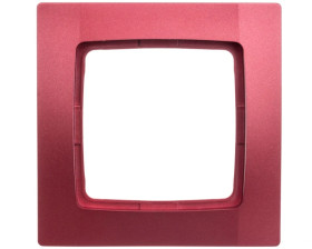 KARO Ramka pojedyncza perłowa czerwień R-1S/55