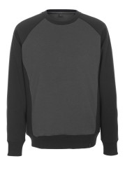 Sweter, 50570, Unisex, L, Antracytowy, Poliester, Bawełna