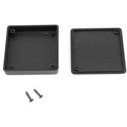 Hammond 1551TTBK Miniature Plastic Enclosure 60 x 60 x 15 Black