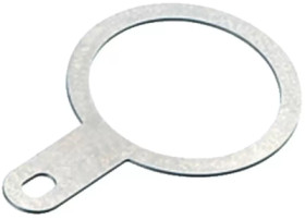 Shielding plate for flange connector, 04 0735 124