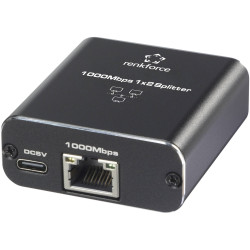 Renkforce RF-6739678 RF-GES-200 Network RJ45 switch 2 ports USB powered