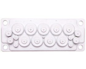 Przepust membranowy szary P-MB17 34.717