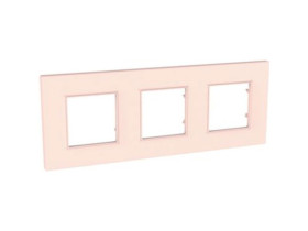 UNICA QUADRO Ramka 3 potrójna salmon MGU4.706.37 SCHNEIDER ELECTRIC
