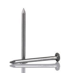 Gwoździe z okrągłą główką, typ gwoździa: Okrągły gwoździ druciany, typ łba: Płaski okrągły, śr.: 25mm, dł.: 25mm,