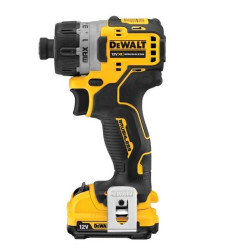 Wkrętak elektryczny zakres 8Nm DeWALT Wkrętarka akumulatorowa nastawa 1100rpm 12V DCF601D2 Bezprzewodowy Typ C – wtyk