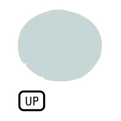 Lens,flat,with inscription