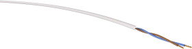 Przewód zasilania VER H03VV-F 2x0,75 ws Ri. 50, H03VV-F, 2 x 0.75 mm², biały, 50 m
