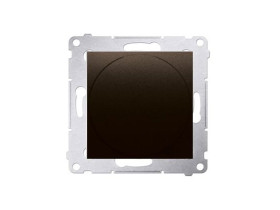 SIMON 54 Ściemniacz naciskowo-obrotowy 20–500 W brąz mat DS9T.01/46 KONTAKT SIMON