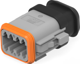 Socket housing, 8 pole, for DEUTSCH DT series, DT06-08SA-E008