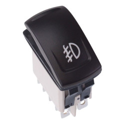 KR46CAKDDG22NXXXX26 Front Fog Lights Latching Red 12V LED Auto Rocker Switch DPDT IP68 APEM