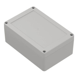 ZP150.100.60JpH TM PC - Obudowa hermetyczna ZP150.100.60 jasny dół - bezbarwna góra z uszczelką i tulejkami mosiężnymi PC