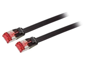 CF2083S Patch cord U/FTP 6 linka CCS PVC czarny 7,5m 32AWG