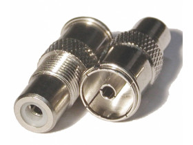 Redukcja TV gniazdo antenowe żeńskie - gniazdo cinch