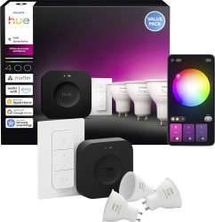 Philips Żarówka LED, Ściemniacz LED 929003666513 EEK: E (A - G) Hue White & Col. Amb. GU10 GU10 4.2 W