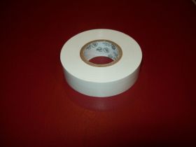 Taśma izolacyjna PVC BIAŁA 0.18mm x 19mm x 18,3m