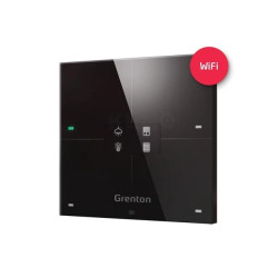 GRENTON SMART PANEL 4B WiFi, OLED, black, WSP-204-W-01