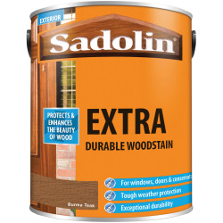 Sadolin 5028553 Extra Durable Woodstain Burma Teak 5 litre