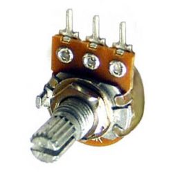 Potencjometr obrotowy logarytm 10k, L=15mm