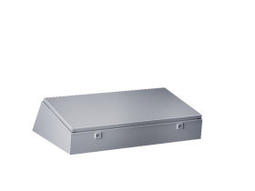 Szafka wolnostojąca, TP, drzwi: 1, Blacha stalowa, Szary, 235 x 600 x 700mm, IP55