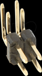 947-13-004-00 Pin header RM 2.54mm, angled, 2-row, 4-pin