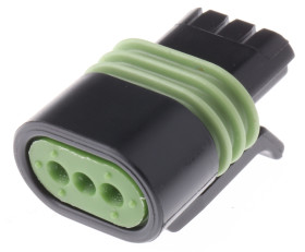 Złącze samochodowe 3-pinowe Delphi -rzędowe Żeński 14A Metri-Pack 150.2 Pull-To-Seat Montaż na kablu Połączenie