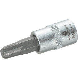 Toolcraft 1/4&quot; Drive Socket With Phillips Bit PH4