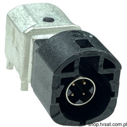 D4S20G-400A5-A Right Angle Plug for PCB Black A THT ROSENBERGE