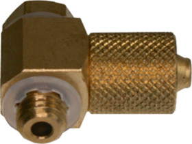 Swivel screw connection, brass, for 5 x 1 tubing, 50.130