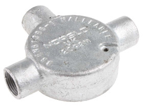 Łącznik do kanałów kablowych RS PRO 20mm Trójnik Stal