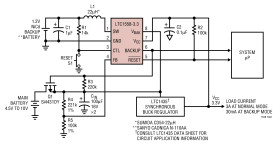 Backup Battery Controller with Programmable Output