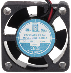 Wentylator osiowy 12 V DC DC 25 x 25 x 10mm 840mW 2.5m³/h 15dB 70mA