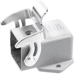 Harting 09 62 003 0801 Han&#xAE; EMC Size 3 A Base Bulkhead Side Entry 1 Lever