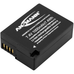 Ansmann 1400-0056 A-Pan Camera Battery 7.4V 1000mAh Replaces DMW-BLC12E