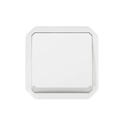 NOWE PLEXO 55 Przycisk przełączny 1Z+1R z podświetleniem mechanizm 10A - 250V AC biały 069616L