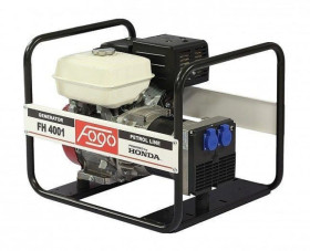 Agregat prądotwórczy 1-fazowy synchron 3,8kW 16,5A IP23 Honda GX270 FH 4001
