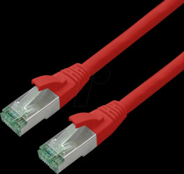 21453219 Patchkabel Cat.6a S/FTP (PiMF), rot, 20 m