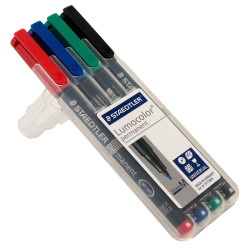 Staedtler 317 WP4 Overhead Projector Pens Film Pens (Pack of 4)