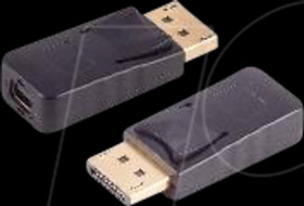 BS10-01030 DisplayPort Adapter, DisplayPort male &gt; Mini DisplayPort female
