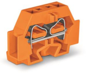 2-wire terminal, 1 pole, 0.08-4.0 mm², clamping points: 2, orange, cage clamp, 24 A, 262-306