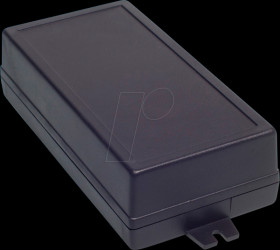 Industrial housing, 145 x 74 x 40 mm, IP54, black