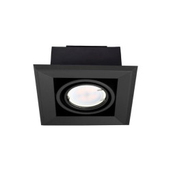 Lampa podtynkowa blocco czarna 1x7W GU10 LED 560lm ML472