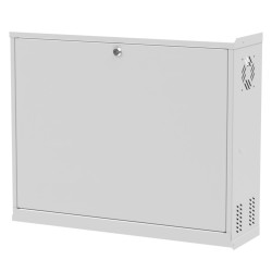 Obudowa Rack 19" 3U, 180mm, pionowa, biała