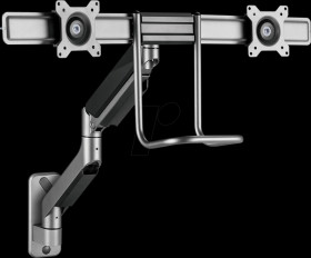 HL 53 L Monitor mount, 2 displays, 17" - 32", 460 mm, wall mounting