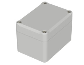 PC enclosure, (L x W x H) 82 x 60 x 57 mm, light gray (RAL 7035), IP65, 62207300