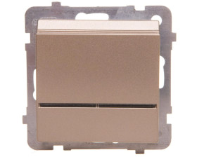 SONATA Łącznik hotelowy z podświetleniem szampański złoty ŁP-15RS/m/39