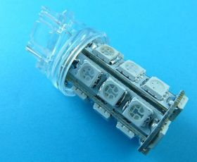 3156-24 ŻÓŁTA 24xLED SMD 5050 WCISKAN